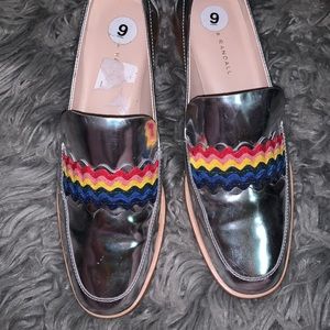 Loeffler Randall rainbow loafers